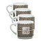 Leopard Print Double Shot Espresso Mugs - Set of 4 Front