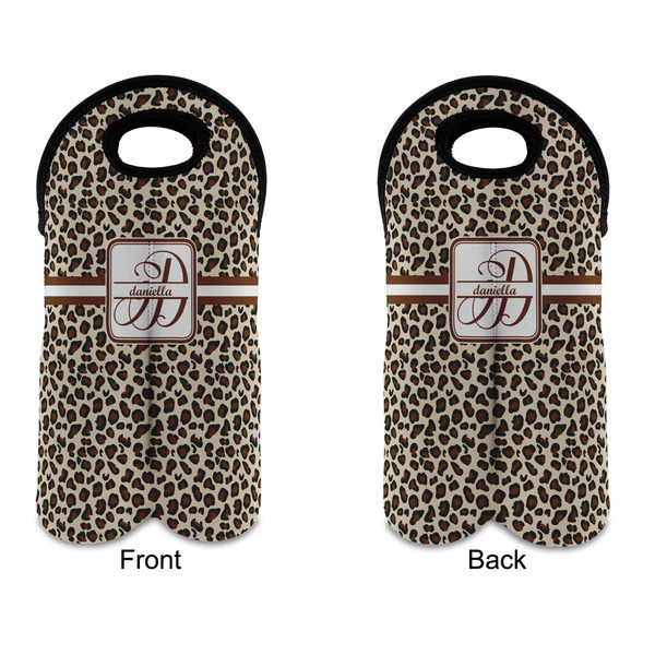 Leopard Print Double Wine Tote - APPROVAL (new)