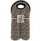 Leopard Print Wine Tote Bag (2 Bottles) (Personalized)