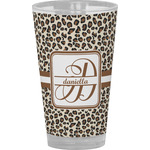 Leopard Print Pint Glass - Full Color (Personalized)