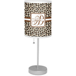 Leopard Print 7" Drum Lamp with Shade (Personalized)