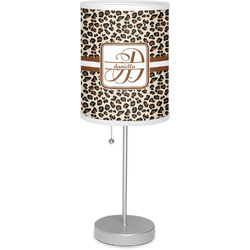 Leopard Print 7" Drum Lamp with Shade (Personalized)