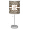Leopard Print Lamp with Drum Shade (Personalized)