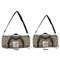 Leopard Print Duffle Bag Small and Large