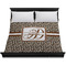 Leopard Print Duvet Cover - King - On Bed - No Prop