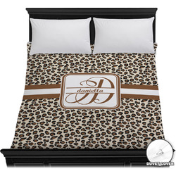 Leopard Print Duvet Cover - Full / Queen (Personalized)