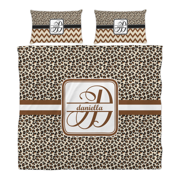 Leopard Print Duvet Cover Set - King - Alt Approval