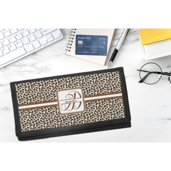 Leopard Print DyeTrans Checkbook Cover - LIFESTYLE
