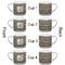 Leopard Print Espresso Cup - 6oz (Double Shot Set of 4) APPROVAL