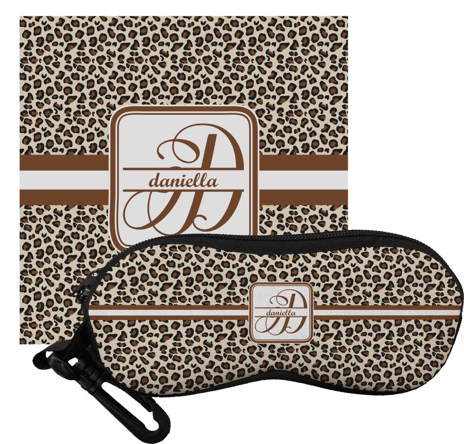 leopard eyeglass case