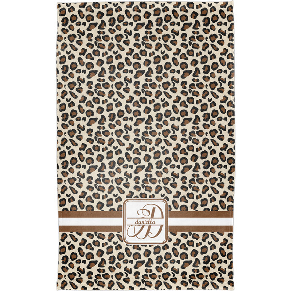 Leopard Print Finger Tip Towel - Full View