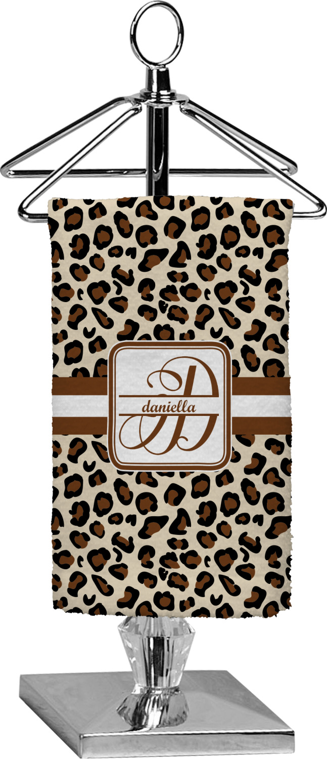 Custom Leopard Print Finger Tip Towel Full Print (Personalized
