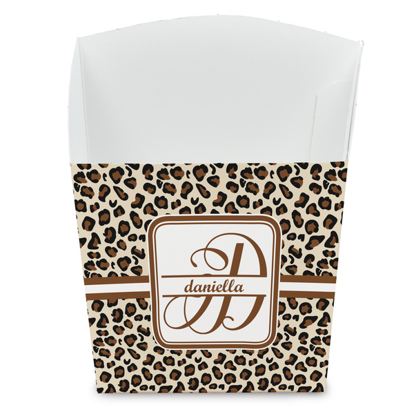 Custom Leopard Print French Fry Favor Boxes (Personalized)
