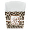 Leopard Print French Fry Favor Box - Front View