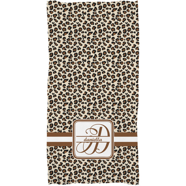 Leopard Print Full Sized Bath Towel - Apvl