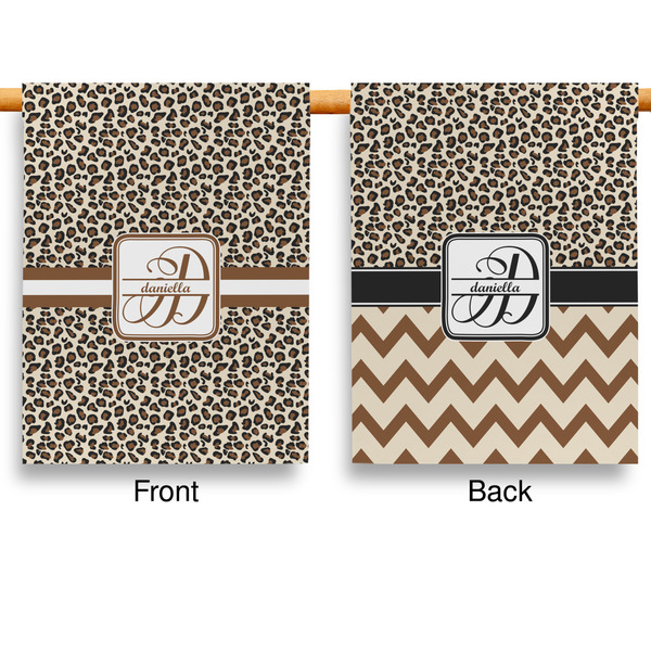 Leopard Print Garden Flags - Large - Double Sided - APPROVAL