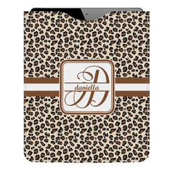 Leopard Print Genuine Leather iPad Sleeve (Personalized)
