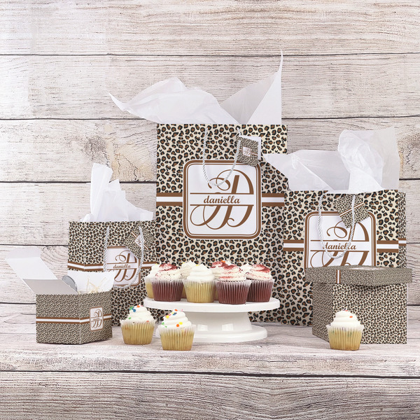 Leopard Print Gift Bags - In Context