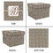 Leopard Print Gift Boxes with Lid - Canvas Wrapped - Large - Approval
