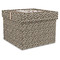 Leopard Print Gift Boxes with Lid - Canvas Wrapped - X-Large - Front/Main