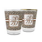 Leopard Print Glass Shot Glass - 1.5 oz (Personalized)