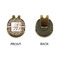 Leopard Print Golf Ball Hat Clip Marker - Apvl - GOLD