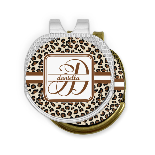 Leopard Print Golf Ball Marker Hat Clip - PARENT/MAIN