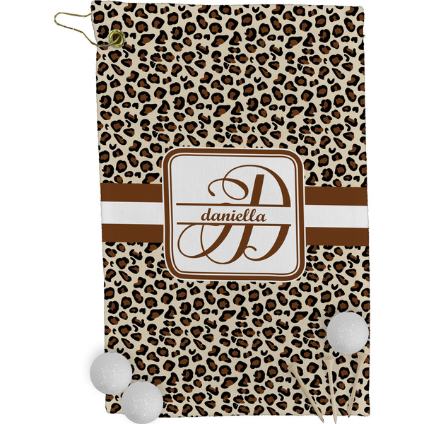 Leopard Print Golf Towel (Personalized)