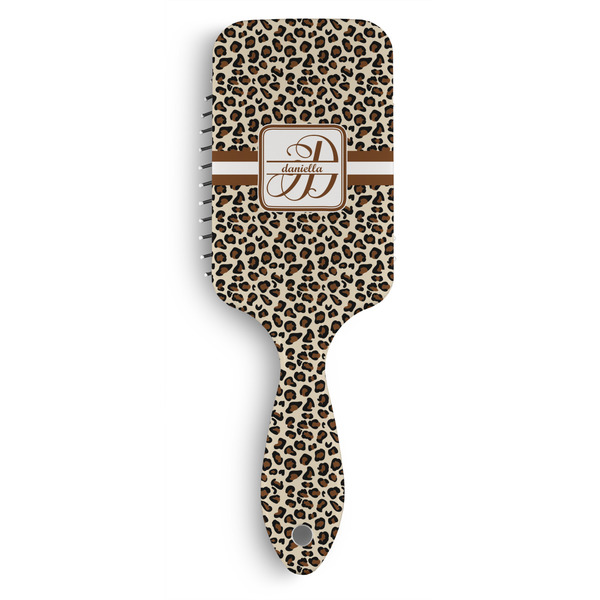 Custom Leopard Print Hair Brushes (Personalized)