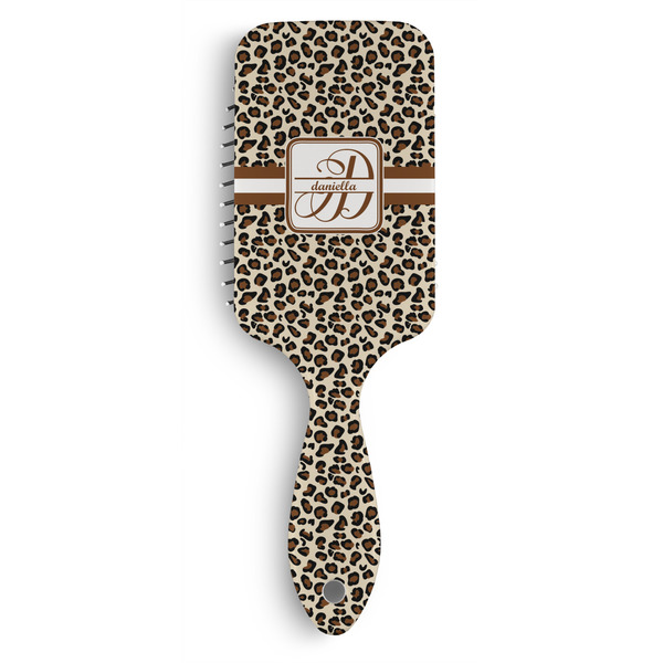 Custom Leopard Print Hair Brushes (Personalized)