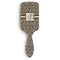 Leopard Print Hair Brush - Front View
