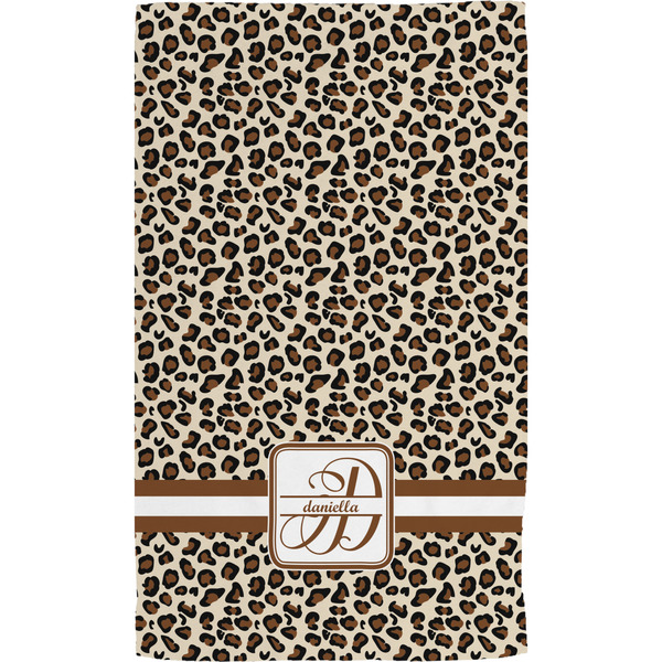 Leopard Print Hand Towel (Personalized)