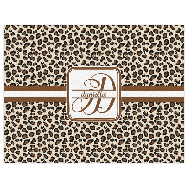 Leopard Print Indoor / Outdoor Rug - 6'x8' - Front Flat