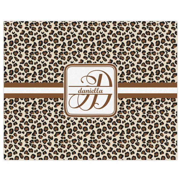 Leopard Print Indoor / Outdoor Rug - 8'x10' - Front Flat