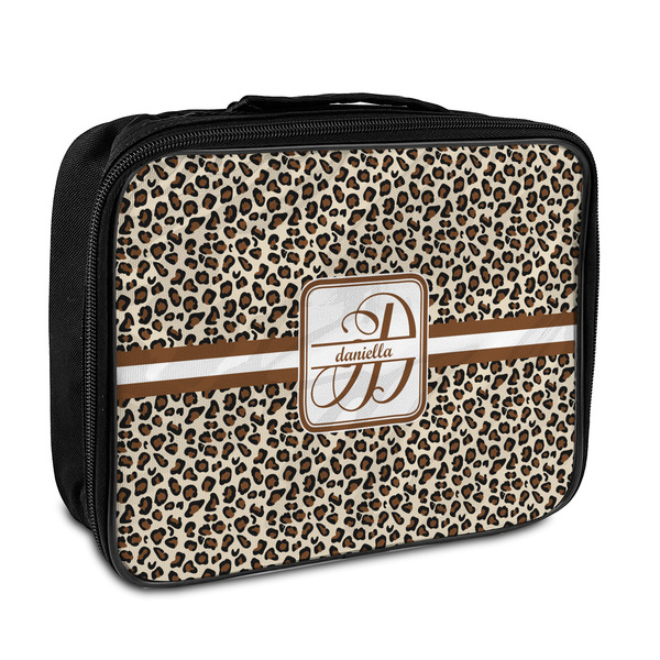 Custom Leopard Print Insulated Lunch Bag (Personalized)