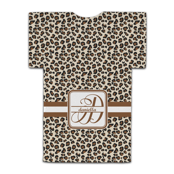 Leopard Print Jersey Bottle Cooler - BACK (flat)