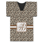 Leopard Print Jersey Bottle Cooler (Personalized)