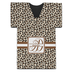 Leopard Print Jersey Bottle Cooler (Personalized)