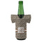 Leopard Print Jersey Bottle Cooler - FRONT (on bottle)