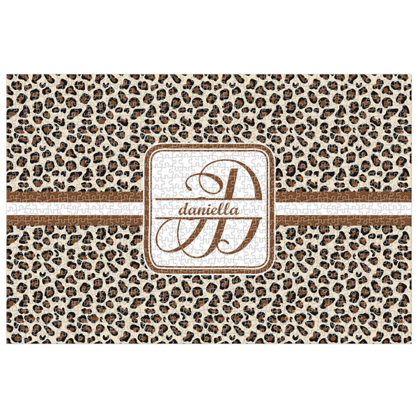Custom Leopard Print Jigsaw Puzzle - 1000-piece (Personalized)