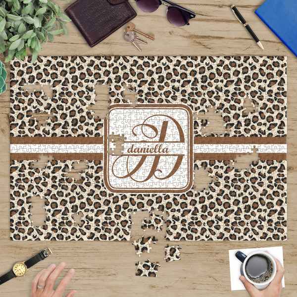 Leopard Print Jigsaw Puzzle 1014 Piece - In Context