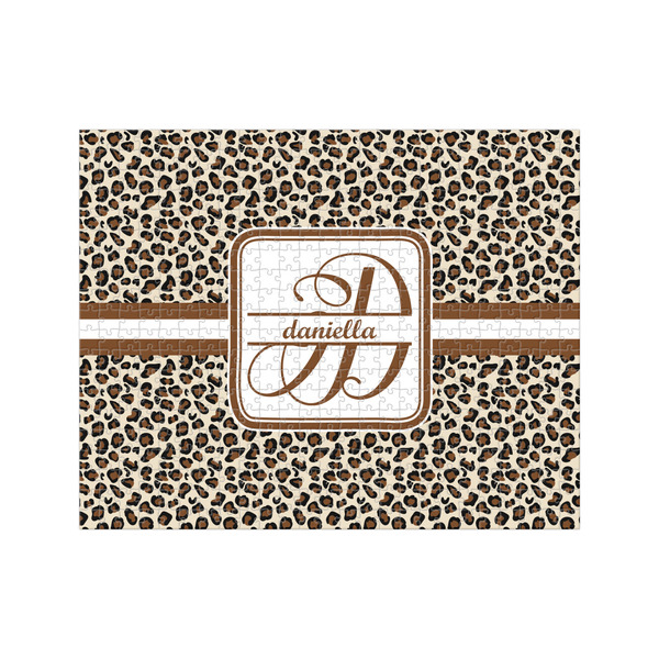 Custom Leopard Print 500 pc Jigsaw Puzzle (Personalized)