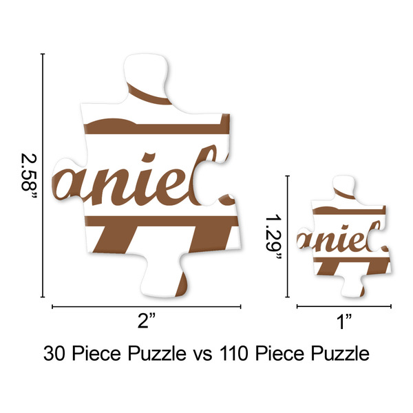 Leopard Print Jigsaw Puzzle - Piece Comparison