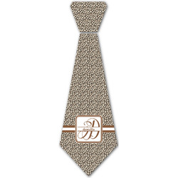 Leopard Print Iron On Tie - 4 Sizes w/ Name and Initial