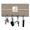 Leopard Print Key Hanger w/ 4 Hooks & Keys