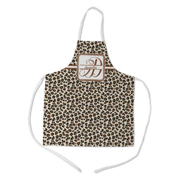 Leopard Print Kid's Apron w/ Name and Initial