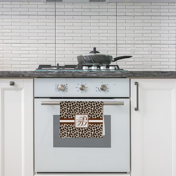 Leopard Print Kitchen Towel - Poly Cotton - Lifestyle