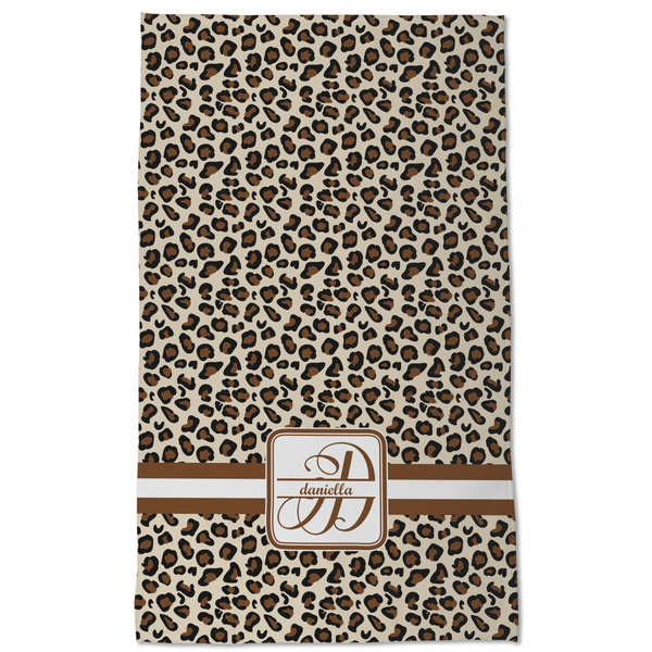 Leopard Print Kitchen Towel - Poly Cotton - Full Front