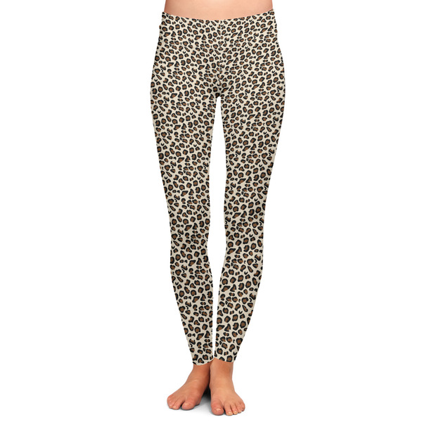 Custom Leopard Print Ladies Leggings - Extra Small