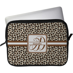 Leopard Print Laptop Sleeve / Case - 13" (Personalized)